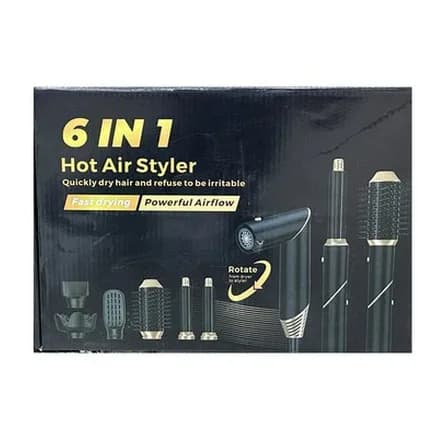 6-in-1 hot air styler