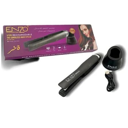 Cordless rechargeable straightener