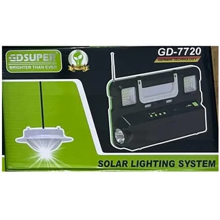 GDSUPER GD-7720 solar lighting system