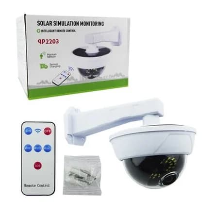 Simulated security camera decoy