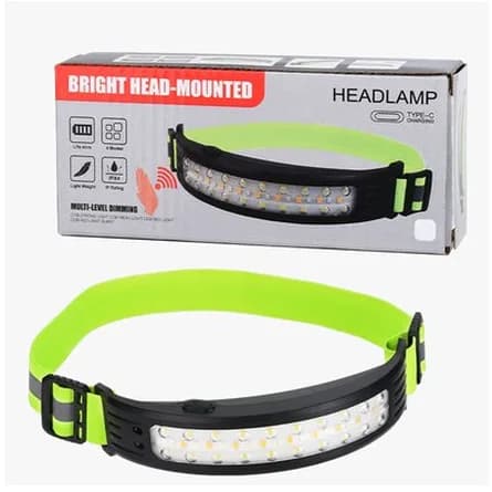 Bright head-mounted headlamp