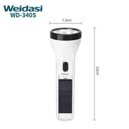 Weidasi WD-340S solar flashlight