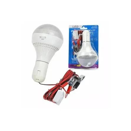 LED emergency bulb with clamp