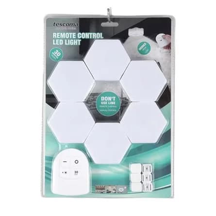 Hexagon remote-control LED light panels