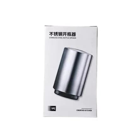 Stainless-steel bottle opener