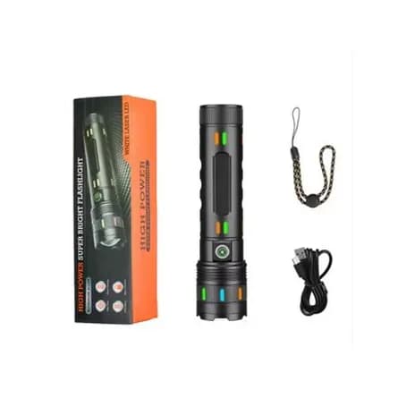 Super bright rechargeable flashlight