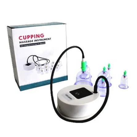 Cupping suction device with cups