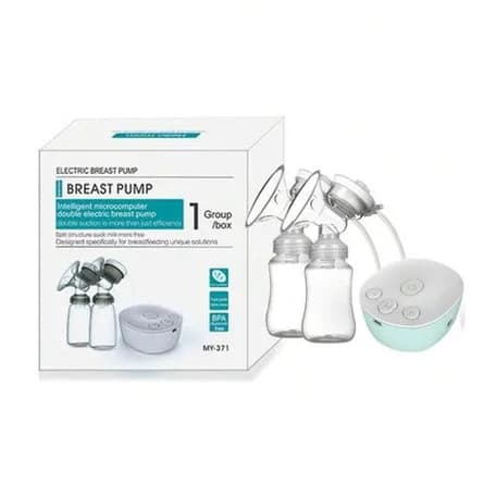 Double electric breast pump