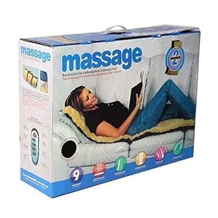 Reversible massage mattress