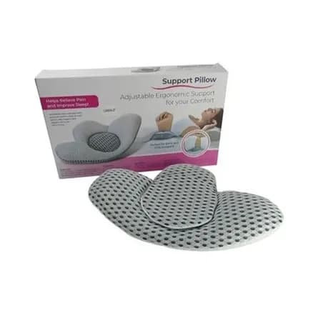 Adjustable ergonomic support pillow