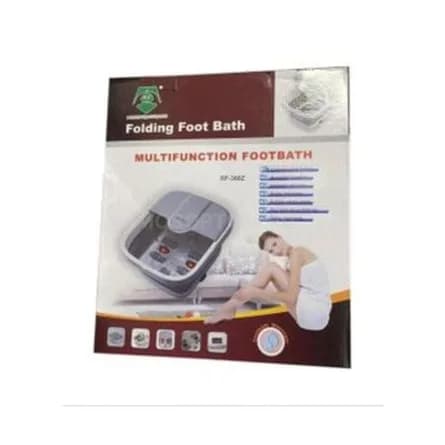Folding foot bath