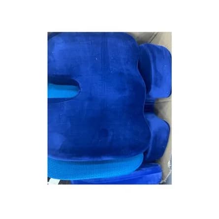 Memory foam seat cushion, blue