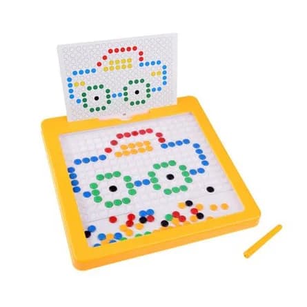 Magnetic shapes game
