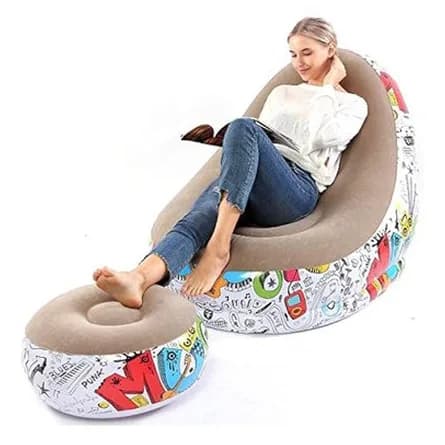Inflatable lounge chair