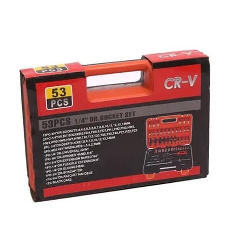 Socket wrench set, 53-piece