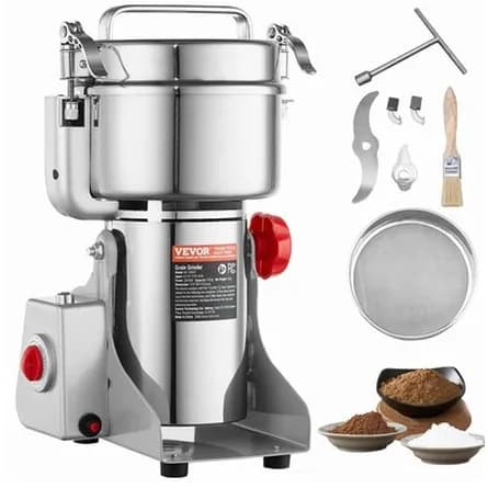 Heavy-duty grain grinder